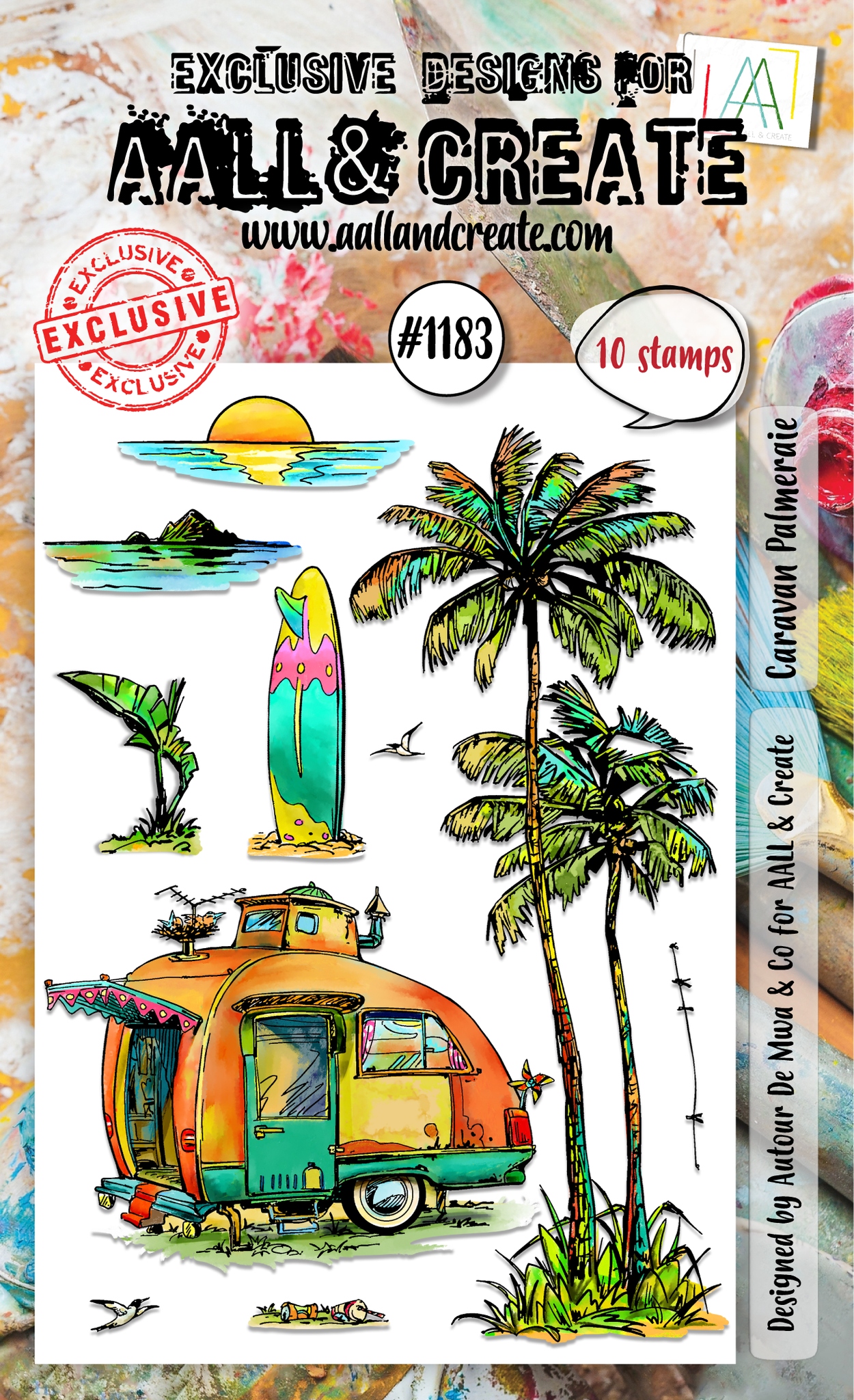 #1183 Caravan Palmeraie A6 Stamp Set