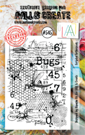 #0545 Scripted Arthropods A7 Clear Stamp Set
