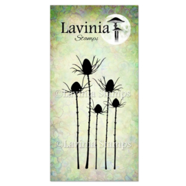 LAV411 Silhouette Thistle Stamp