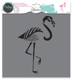 Textile Stencil Flamingo