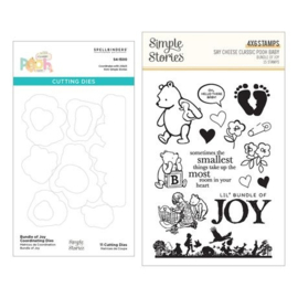 Say Cheese Classic Pooh Baby Bundle of Joy Stamp & Die Bundle