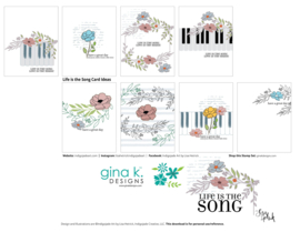 Life is the Song Stamps