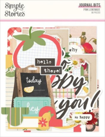 Pink Lemondade Journal Bits & Pieces Die Cuts