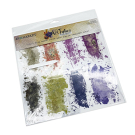 ARToptions Plum Grove Color Wash Rub-Ons 12"X12"