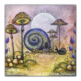 LAV856 Thistlecap Mushrooms Stamp