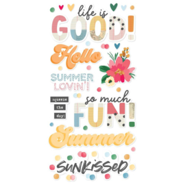 Sunny Days Foam Stickers