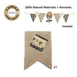 Burlap flag