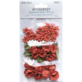 Royal Posies Paper Flowers Tomato