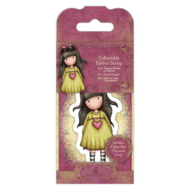 Gorjuss Mini Rubber Stamp - Heartfelt