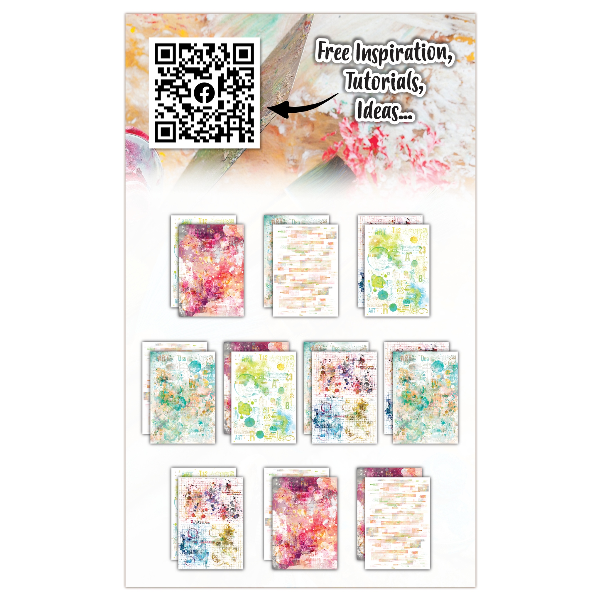#04 Colourburst Melody A5 Design Paper