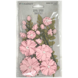 Royal Spray Paper Flowers Bashful