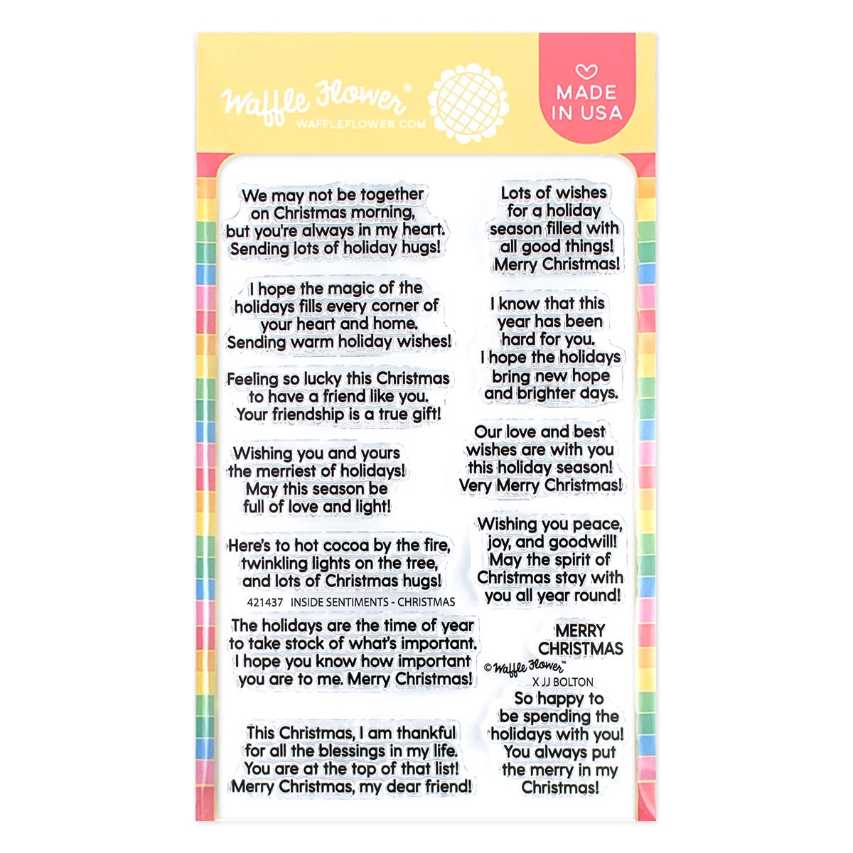 Inside Sentiments Christmas Stamp Set