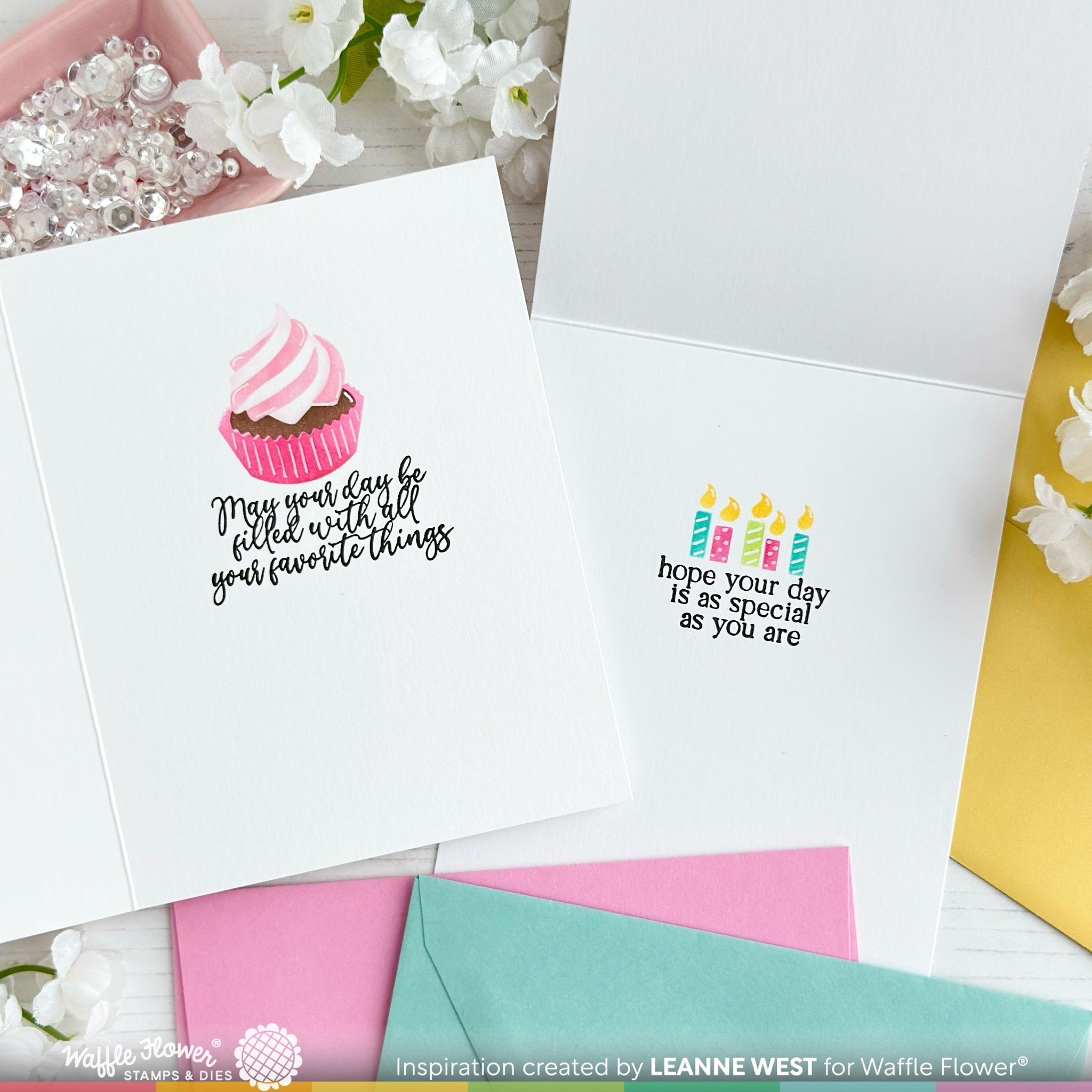 Inside Sentiments Birthday 2 Stamps
