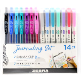 Mildliner Journaling Set 14 Assorted Colors & Styles