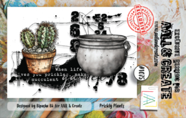 #1075 - A7 Stamp Set - Prickly Plants