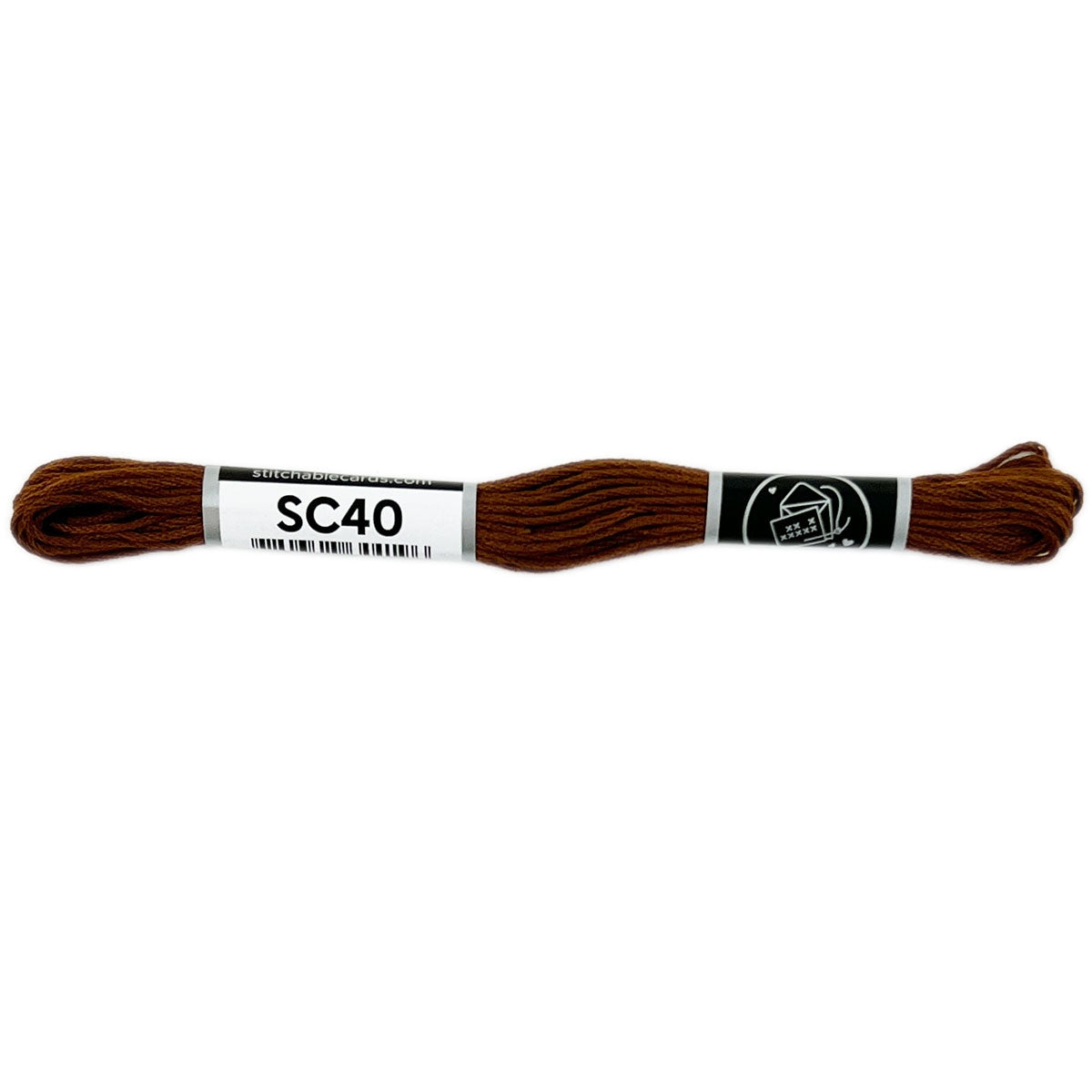 SC40 Embroidery Floss - Dark Brown 5/pk