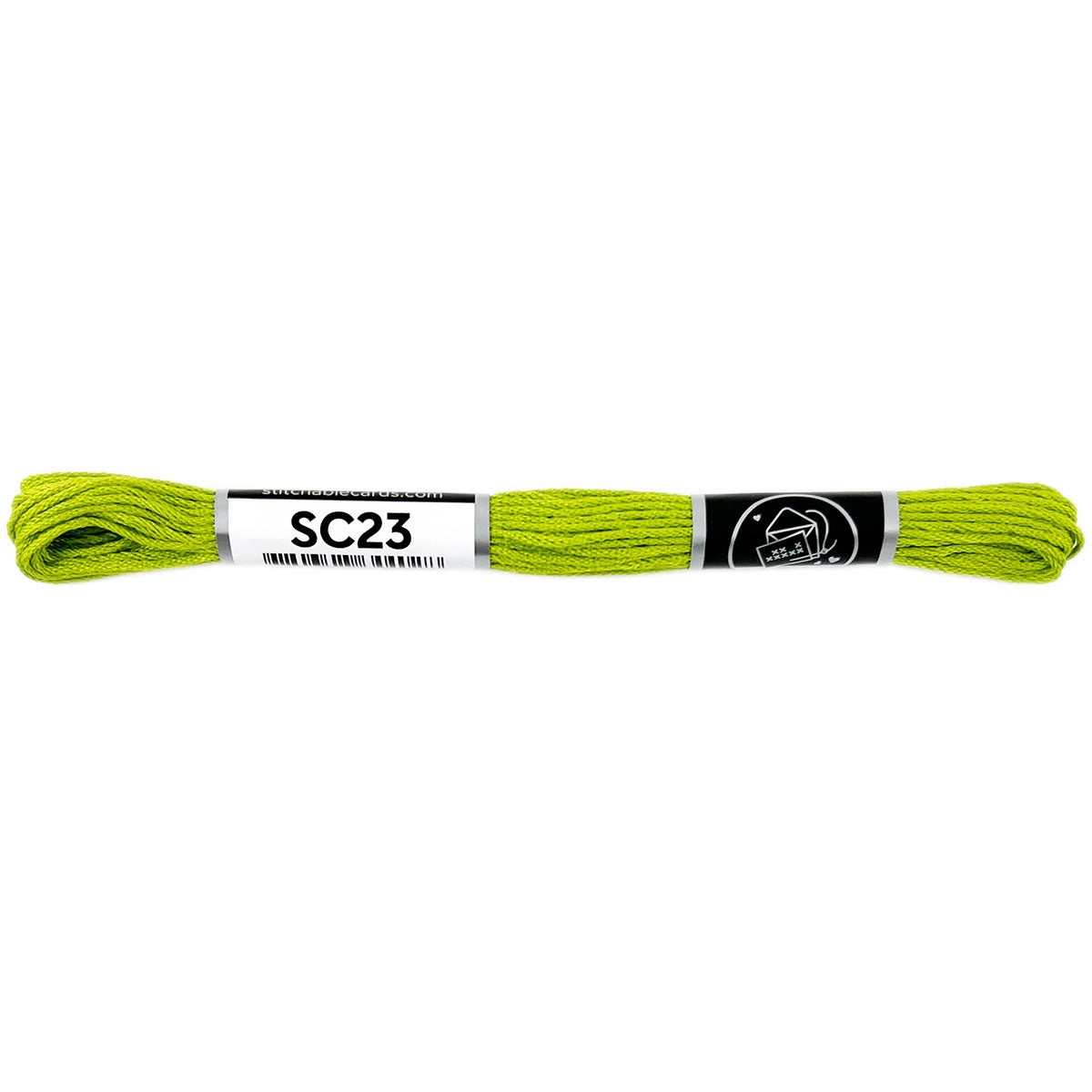 SC23 Embroidery Floss - Lime Green 5/pk