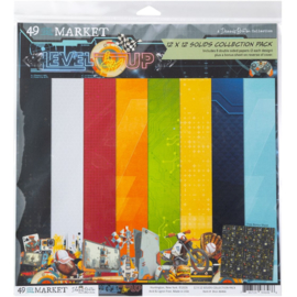Level Up Solids Collection Pack 12"X12"