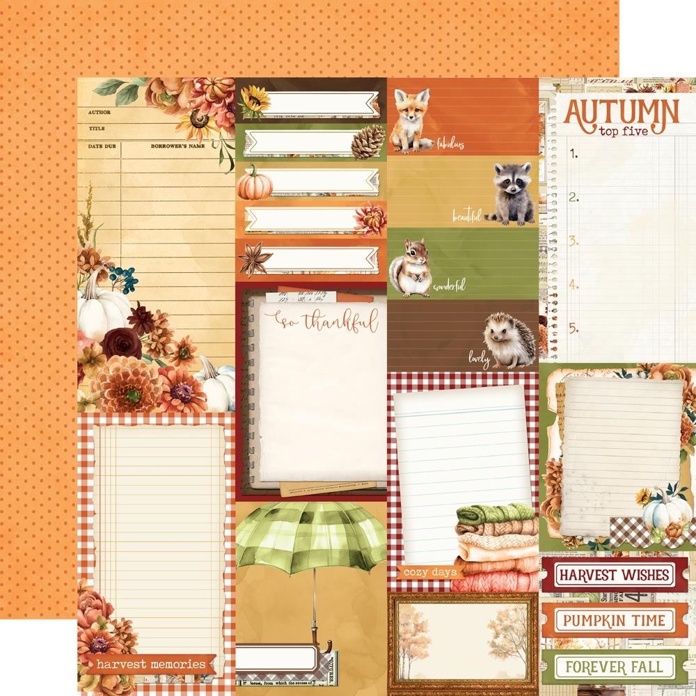 Autumn Breeze Journal Elements