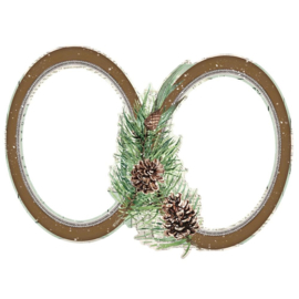 Fresh Snow Chipboard Frames