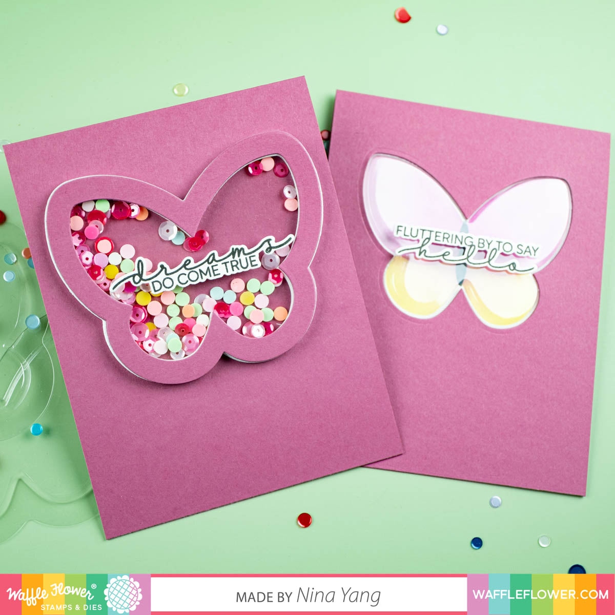 Shaker Slim Cover - Butterfly - 3/pk