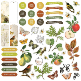 Vintage Orchard Chipboard Set