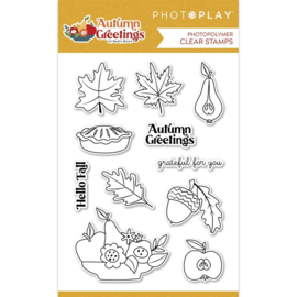 Autumn Greetings Photopolymer Clear Stamps