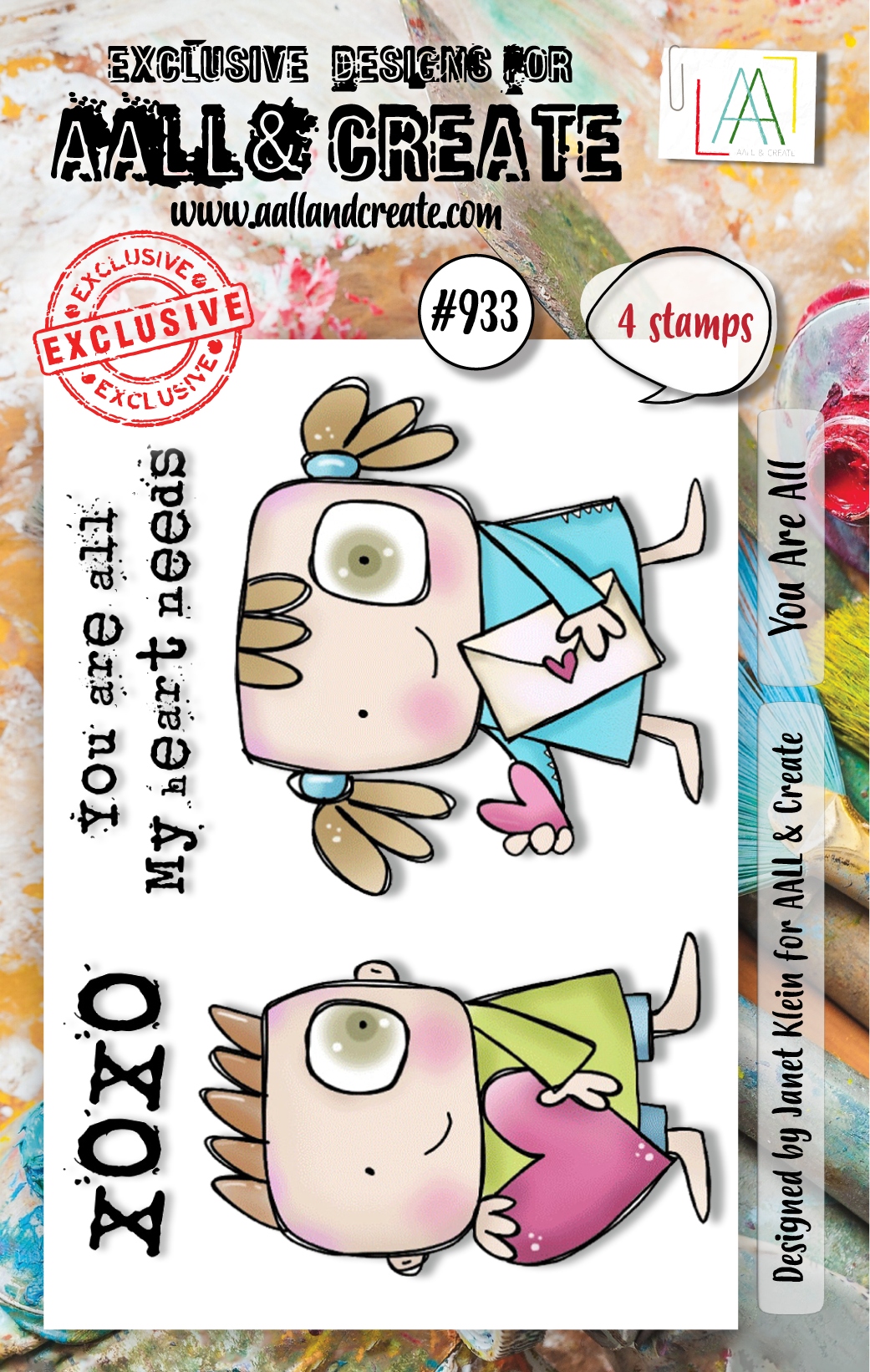#0933 You Are All A7 Stamp Set