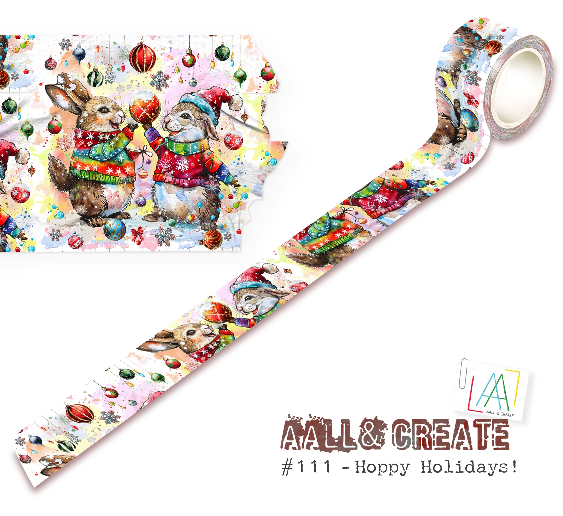#111 Hoppy Holidays! (Layer-It-Up!) Washi Tape