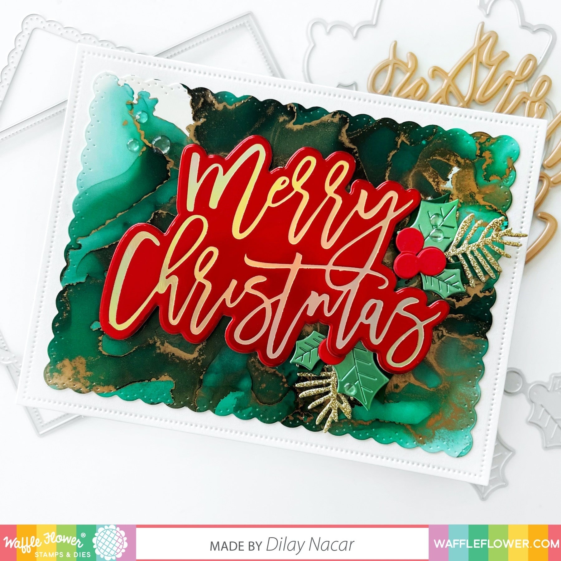 Oversized Merry Christmas Word Die