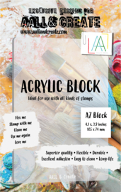 A7 Acrylic Block
