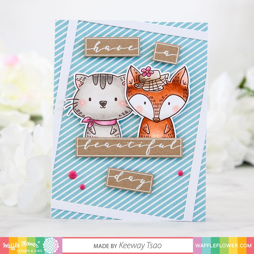 Label Greetings Stamp Set
