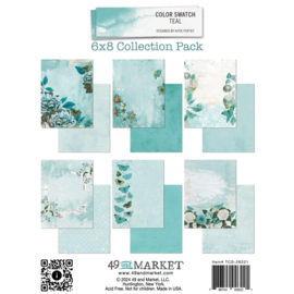 Color Swatch: Teal Collection Pack 6"X8"