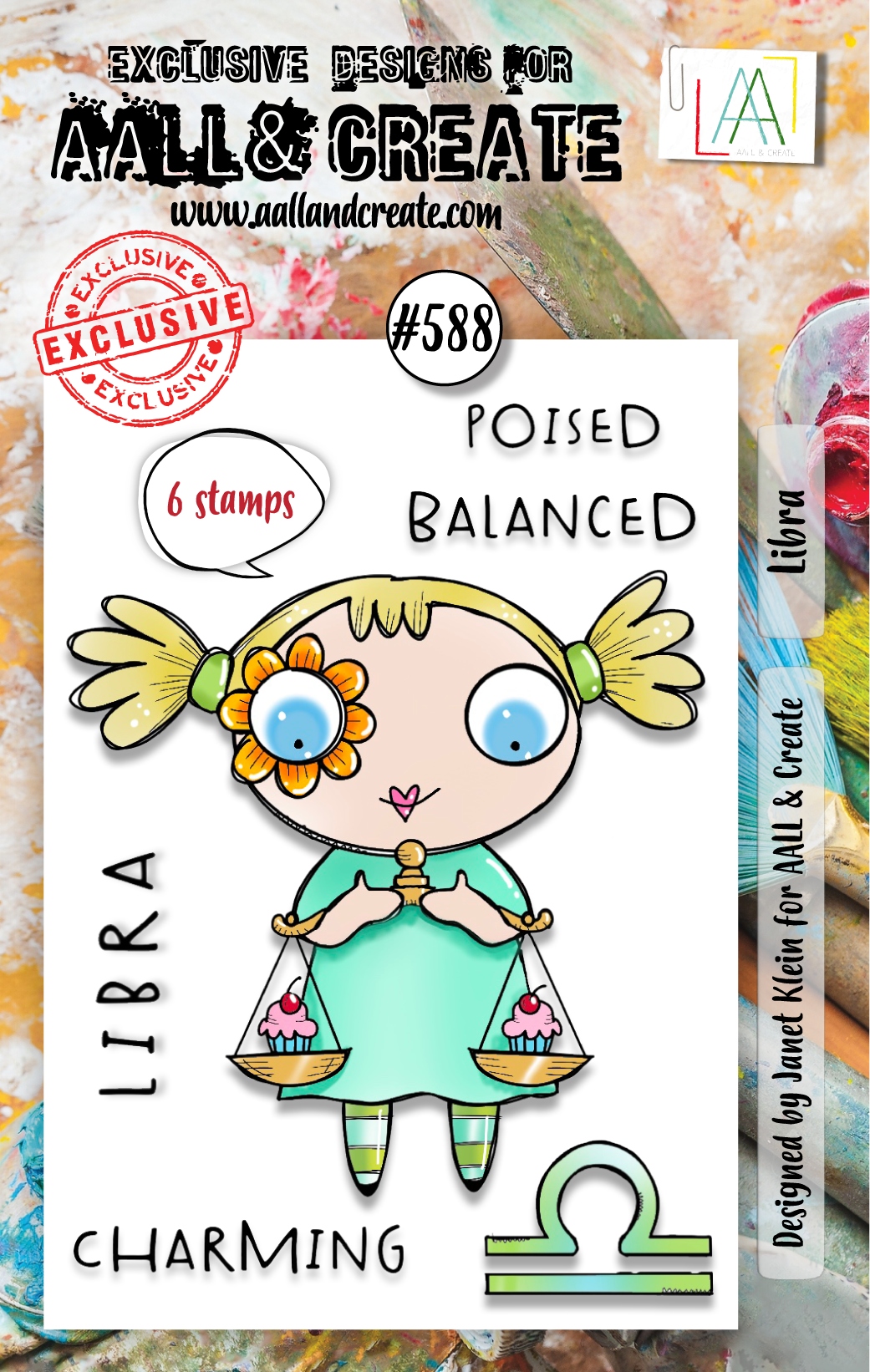 #0588 Libra A7 Clear Stamp Set
