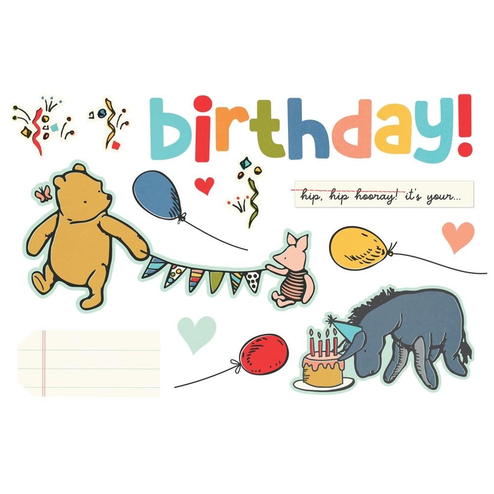 Say Cheese Classic Pooh Birthday Simple Pages Page Pieces