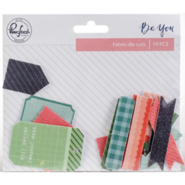 Be You Fabric Die-Cuts 19/Pkg