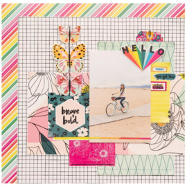 Brave & Bold Paper Pad 12"X12"