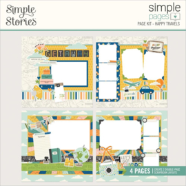 Happy Travels Simple Pages Page Kit