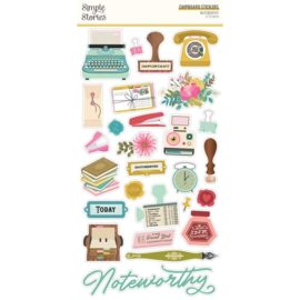 Noteworthy Chipboard Stickers