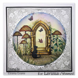 LAV876 Elfin Caps Stamp