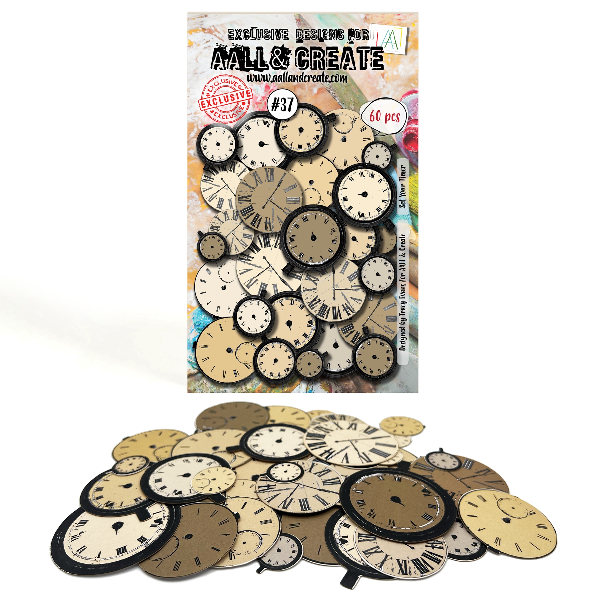 #037 Set Your Timer Ephemera Die Cuts
