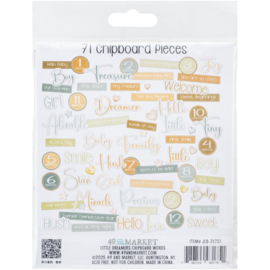 Little Dreamer Chipboard Set