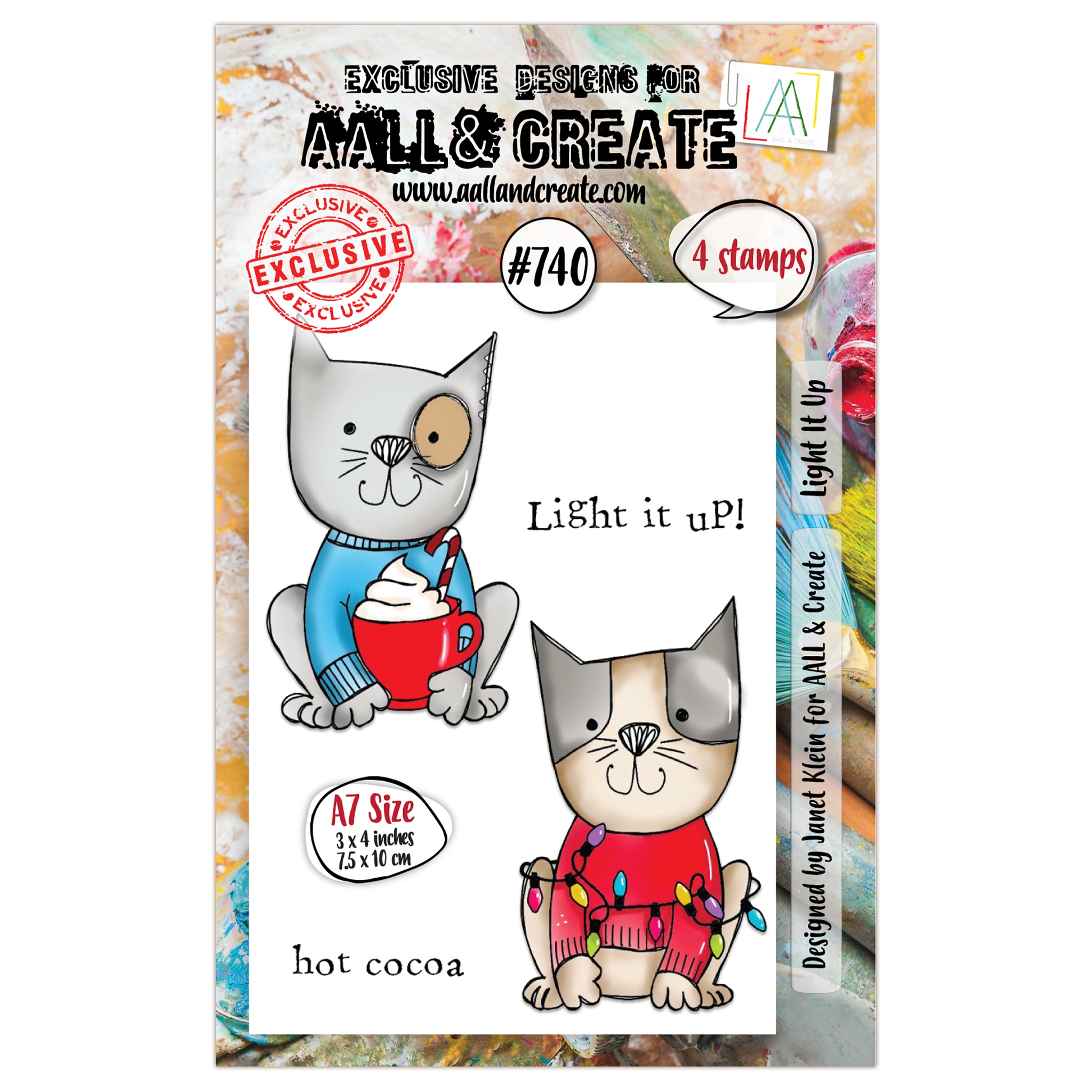 #0740 Light It Up A7 Clear Stamp Set