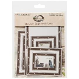 Wherever Chipboard Set Map Frames