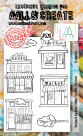 #0528 To Market A6 Clear Stamp Set