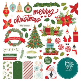 The North Pole Trading Co. Collection Card Kit Stickers