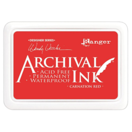 Archival Ink Pad Carnation Red