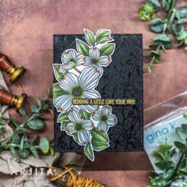 Planted to Bloom Background Stamp