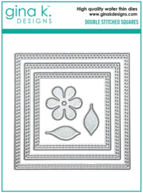 Double Stitched Squares Die