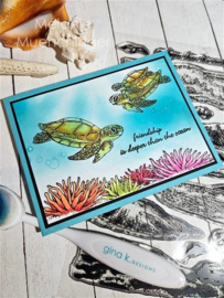 Serene Seascapes Stamps